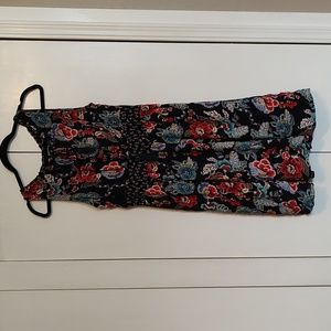 Sleeveless floral dress